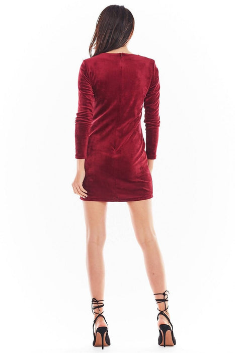 Luxurious Velvet Fitted Mini Dress