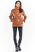 Stylish Quilted Jacket with Chic Button Closure and Elegant Collar