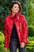 Stylish Quilted Jacket with Chic Button Closure and Elegant Collar