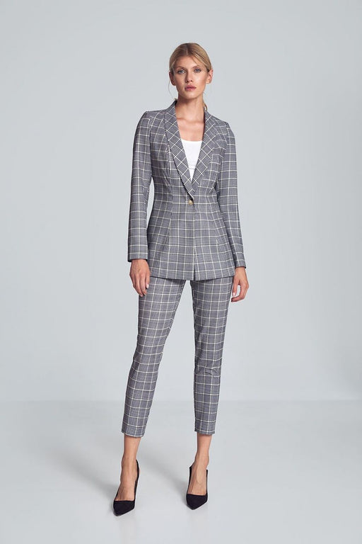 Sophisticated Shawl Collar Single-Button Blazer