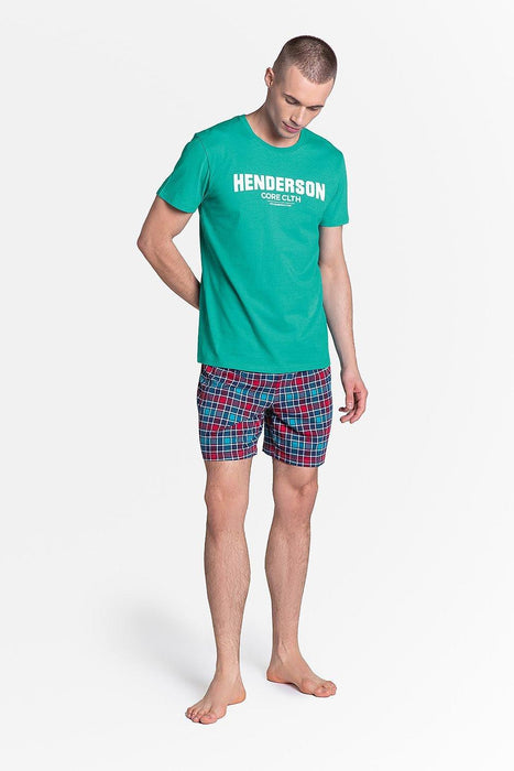 Stylish Checkered Men's Loungewear Set - Henderson Comfort Collection