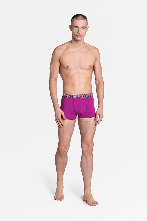 Henderson Men's Vibrant Boxer Shorts Set in Pink and Navy Blue