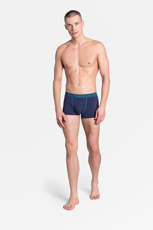 Athletic Men's Green and Navy Two-Pack Boxer Shorts by Henderson