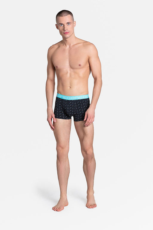 Sporty Mosaic Men's Boxer Shorts Duo by Henderson