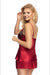 Burgundy Satin Luxury Lingerie Set - Chic Nightwear Collection