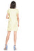 Elegant Cotton Mini Dress with Boat Neck and Trendy Details