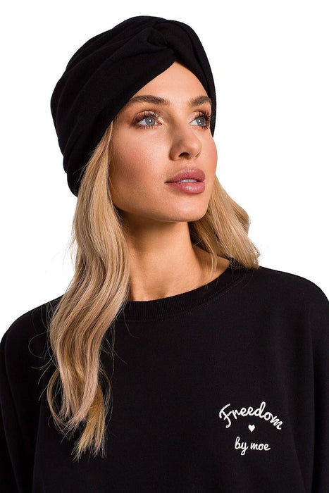 Chic Cotton Knit Turban Cap