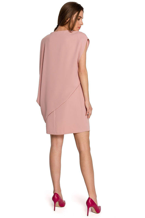 Chic Asymmetrical Layered Day Dress