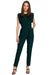 Glamorous Belted Jumpsuit with Structured Shoulders