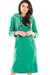 Velour Midi Dress with Functional Pocket and Eye-Catching Logo Tape