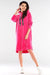 Sporty Velour Daydress with Trendy Logo Tapes: Chic Comfort from Poland