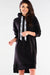 Spring Sporty Chic Velour Logo Tape Dress