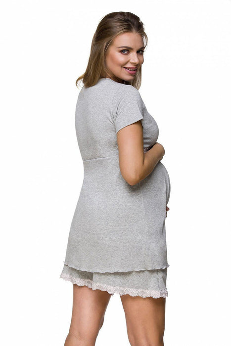 Luxe Lace Maternity Sleepwear Set