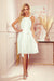 Chic Mocca Chiffon Daydress Set with Belt - Numoco