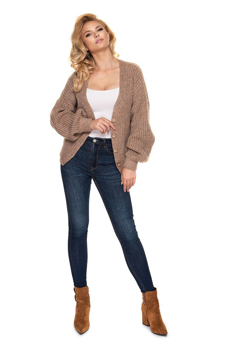 Cozy Rustic-Button Oversized Sweater