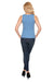 Elegant Heart-Shaped Neckline Ribbed Cotton Top - A Must-Have for Every Fashionista