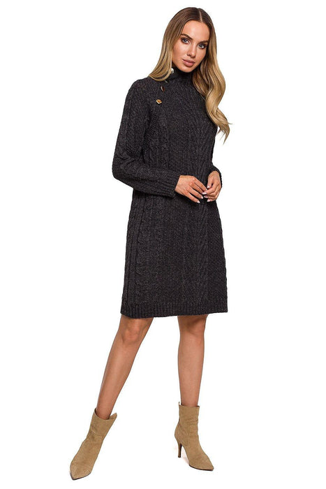 Elegant Turtleneck Knit Dress for Every Occasion