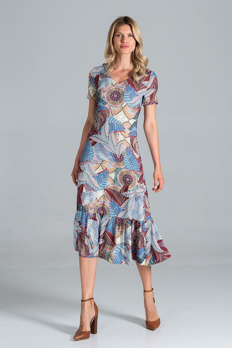 Elegant A-Line Midi Dress