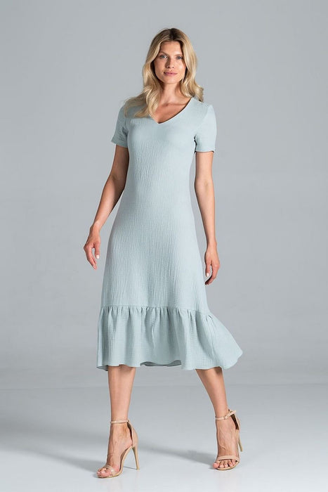 Elegant A-Line Midi Dress