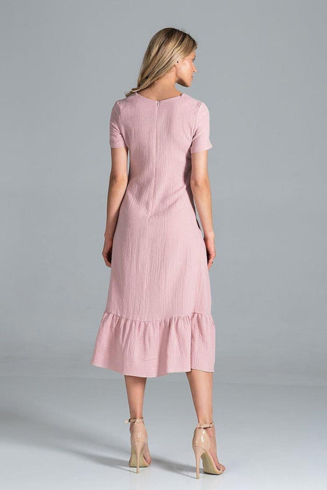 Elegant A-Line Midi Dress