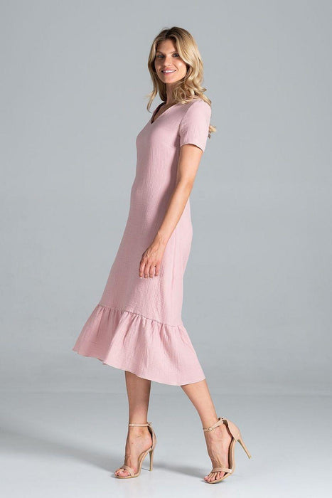 Elegant A-Line Midi Dress