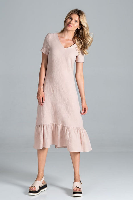 Elegant A-Line Midi Dress