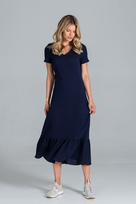 Elegant A-Line Midi Dress