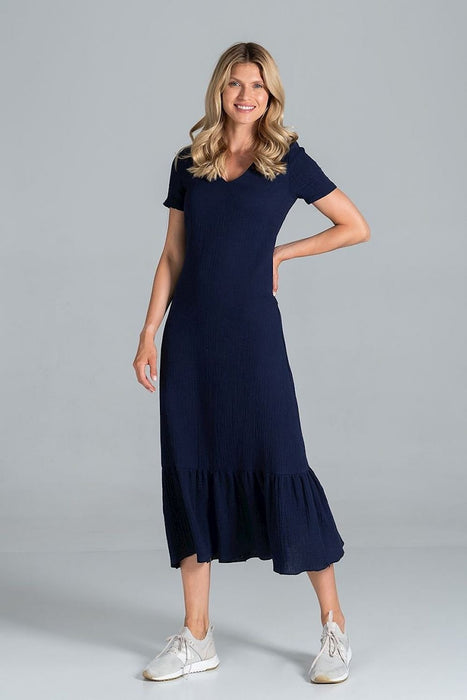 Elegant A-Line Midi Dress