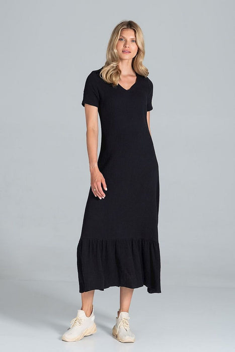 Elegant A-Line Midi Dress