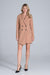 Sophisticated Long-Sleeve Jacket Dress with Practical Pockets