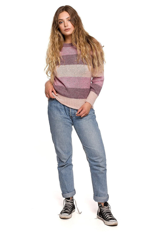 Vibrant Colorblock Knit Sweater