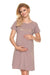 PeeKaBoo Nursing-Friendly Cotton Maternity Nightgown