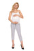 Ribbed Maternity Pants with Chic Side Pockets and Comfort Fit