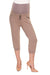 Ribbed Maternity Pants with Chic Side Pockets and Comfort Fit