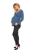 Adjustable Frilled Maternity Top for Comfort During and After Pregnancy