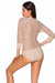 Lace-Trimmed V-Neck Bodysuit for Stunning Curves