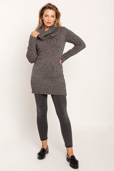 Chic Melange Turtleneck Jumper MKM