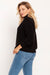 Elegant Ribbed Turtleneck Sweater with Trendy Half-Zip Detail