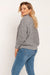 Elegant Ribbed Turtleneck Sweater with Trendy Half-Zip Detail