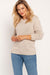 Stylish Melange Knit Pullover for Cozy Autumn-Winter