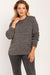 Stylish Melange Knit Pullover for Cozy Autumn-Winter