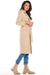 Chic Suede Women's Trench Coat with Adjustable Waist Tie