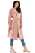 Autumn Elegance Suede Long-Line Women's Coat