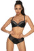 Seductive Black Mesh Soft Cup Bra