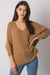 Cozy Oceanic Oversized Sweater - Women's Long Sleeve Pullover