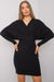 Elegant Black Knit Dress for Women