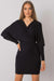 Elegant Black Knit Dress for Women