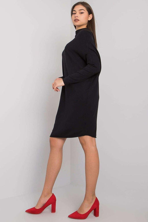 Black Long Sleeve Knit Dress for All Occasions