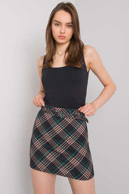 Chic Checked Mini Skirt for Effortless Elegance