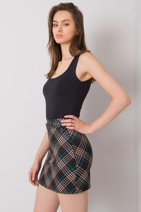 Chic Checked Mini Skirt for Effortless Elegance